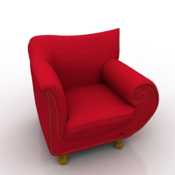 3D Armchair preview