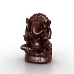 statuette 3D Model Preview #5d3ff192