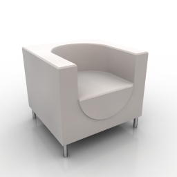 berliner easychair 3D Model Preview #21fdd2b0