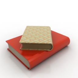 books 4 3D Model Preview #1018acff