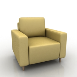 3D Armchair preview