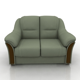3D Settee preview