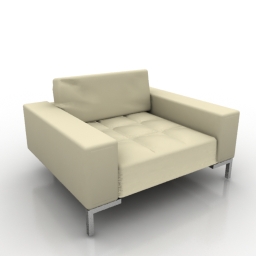 3D Armchair preview