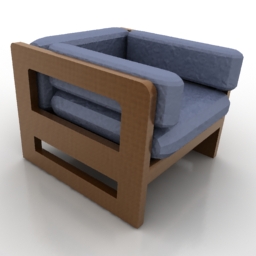 3D Armchair preview