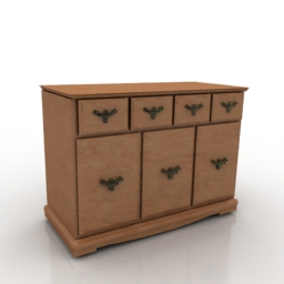 commode 3D Model Preview #a0f78934