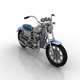 motorcycle 3D Model Preview #5667787e