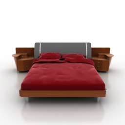 bed 3D Model Preview #a5eb1ecc