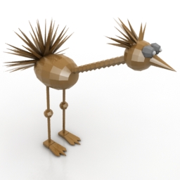 bird 3D Model Preview #4c32442d
