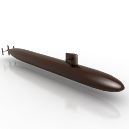 submarine 3D Model Preview #e0478853