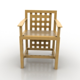 3D Armchair preview