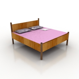 bed 2 3D Model Preview #98fa487d