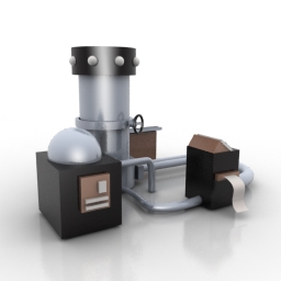 complex 3D Model Preview #e94389b8