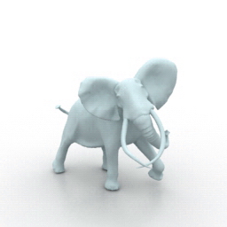 elephant 3D Model Preview #bbd86966