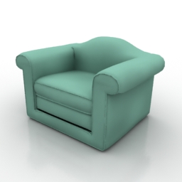 3D Armchair preview