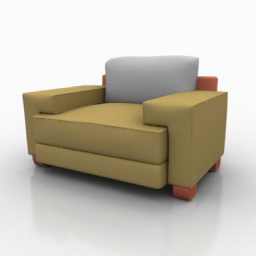 3D Armchair preview
