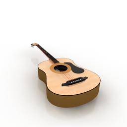 guitar 3D Model Preview #4db6928b