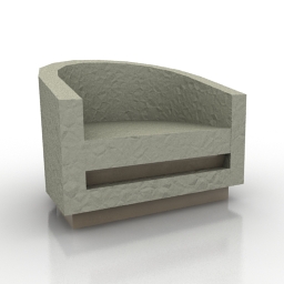 3D Armchair preview