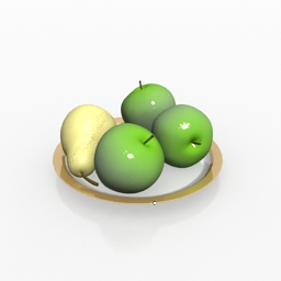 3D Fruits preview