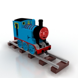 locomotive 3D Model Preview #73c442ed