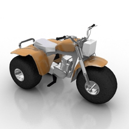 motorcycle 3D Model Preview #35117b87