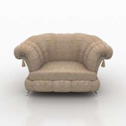 3D Armchair preview