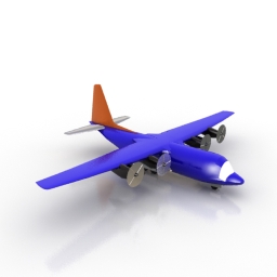 3D Airplane preview