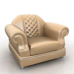 3D Armchair preview