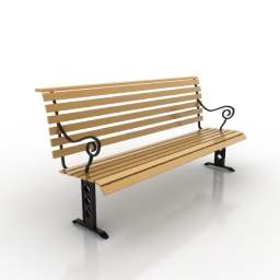 bench 3D Model Preview #1353210e