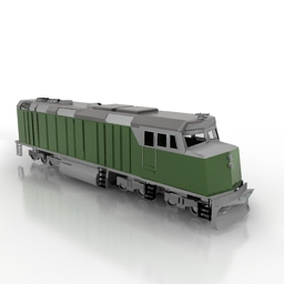 locomotive 3D Model Preview #9c8ef056