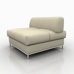 3D Armchair preview