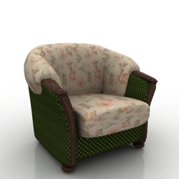 3D Armchair preview