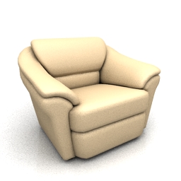 3D Armchair preview