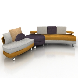 3D Sofa preview