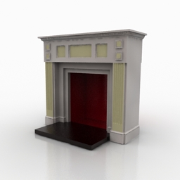 fireplace 1 3D Model Preview #73ac81c7
