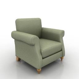3D Armchair preview