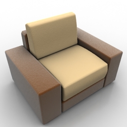 3D Armchair preview