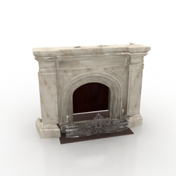 fireplace 3D Model Preview #e004aa4a