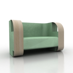 3D Armchair preview