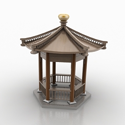pergola 1 3D Model Preview #e11fd91b