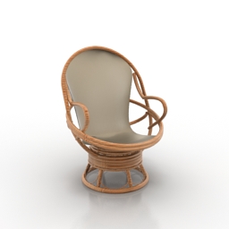 3D Armchair preview