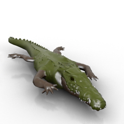 alligator 3D Model Preview #c45cff28
