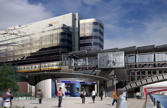 Station to span the Thames