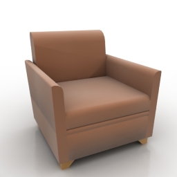 3D Armchair preview