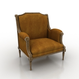 3D Armchair preview