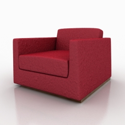 3D Armchair preview