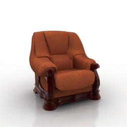 3D Armchair preview