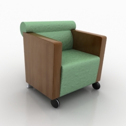 3D Armchair preview