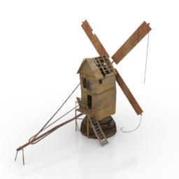 mill 3D Model Preview #c7f37562