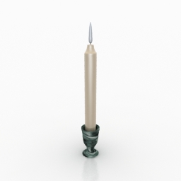 3D Candle preview