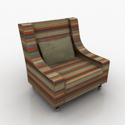 3D Armchair preview